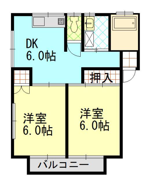 コーポチャイルドの間取り