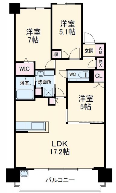 グランドメゾン安城アベニューの間取り