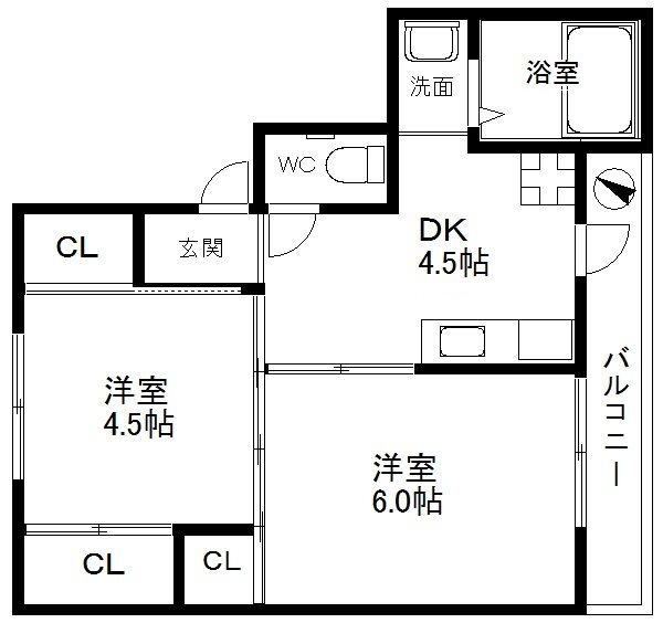 ヴィラナリー大和郡山3号棟の間取り