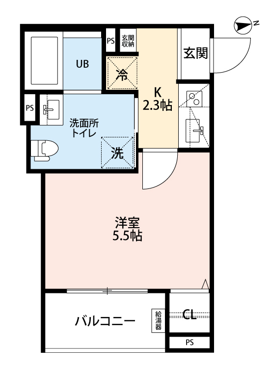 【CRASTINE住吉大社の間取り】