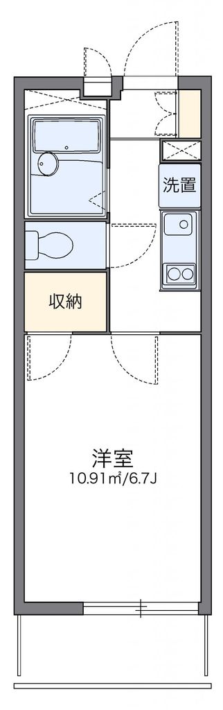 熊谷市万平町のマンションの間取り