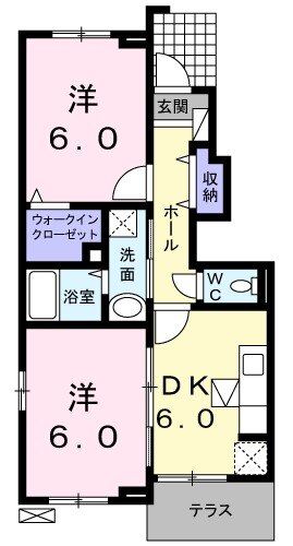 ブルーマーリン　Ｄの間取り