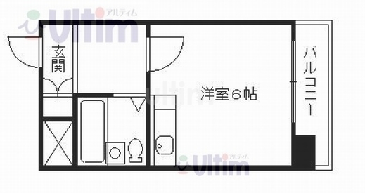 朝日プラザ鴨川の間取り