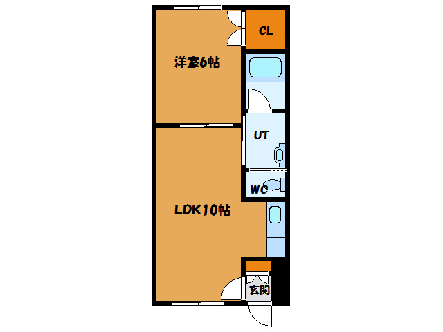 函館市柏木町のマンションの間取り