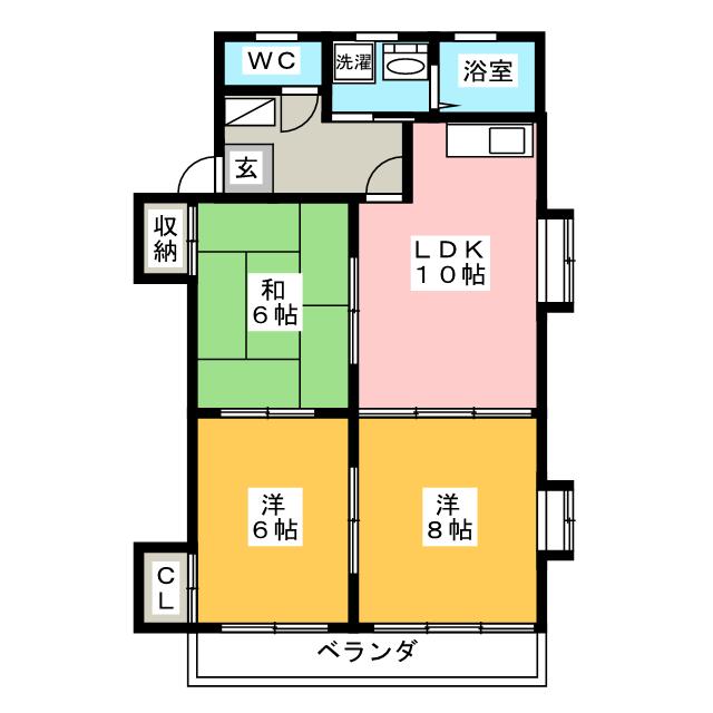 ニューエージマンションの間取り