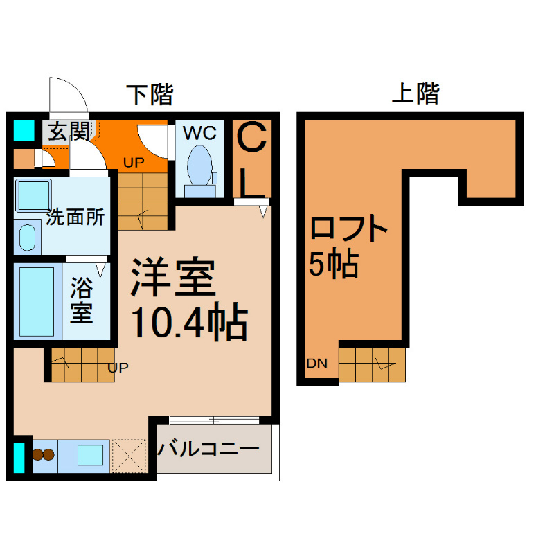 グランディール大宝の間取り