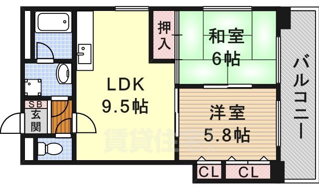 ディーベス23の間取り