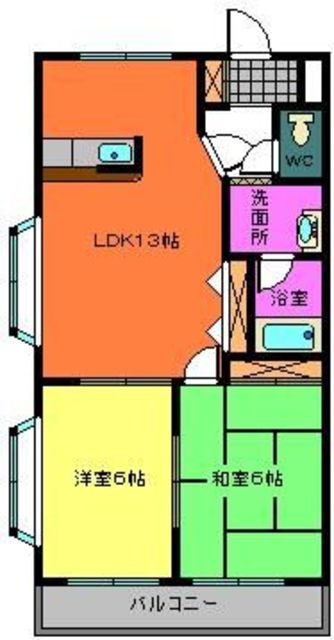 リバーサイド参番館の間取り