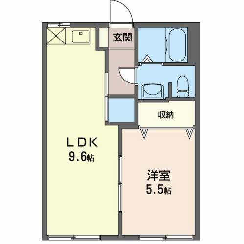 サンシャトー聖　香奈の間取り