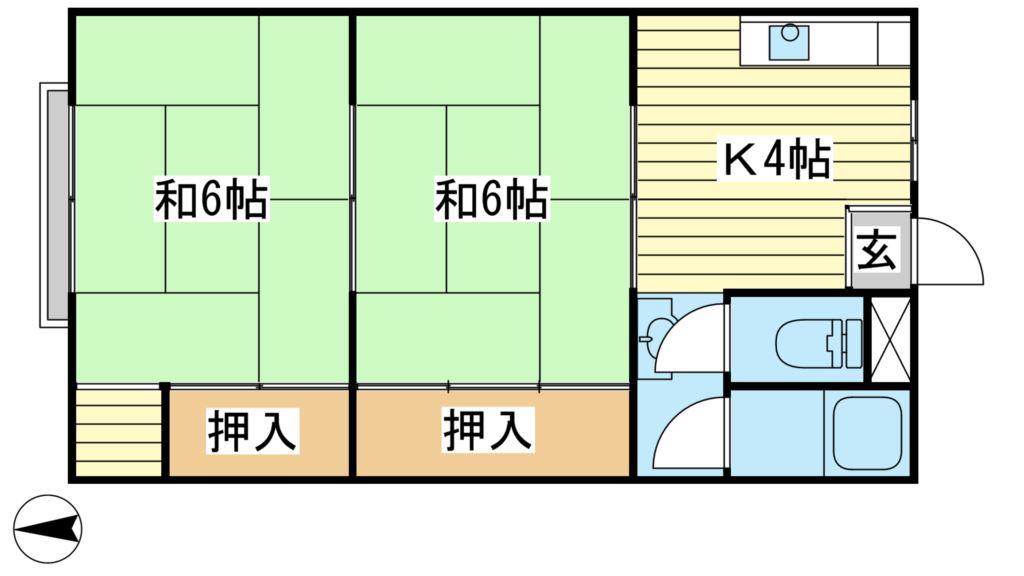 メゾン赤坂の間取り