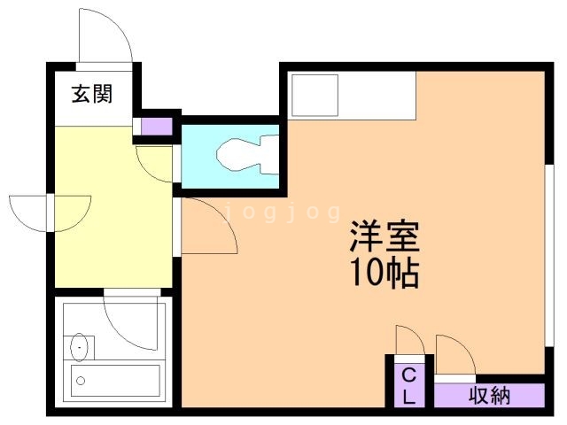 【札幌市北区北三十七条西のマンションの間取り】