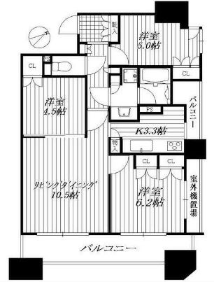 【足立区千住寿町のマンションの間取り】