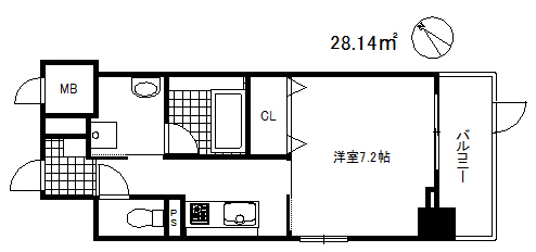 【フェリーチェヴィータの間取り】