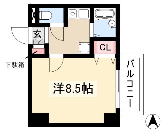 【ノーブル千賀の間取り】