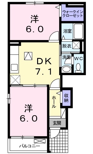 シャレードAの間取り