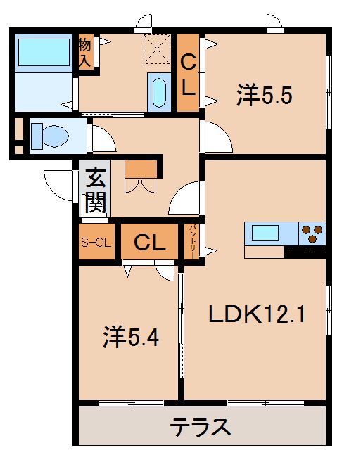 ロイヤルヒルズ三番丁の間取り