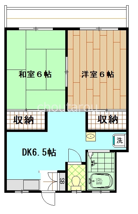 パールハイツの間取り