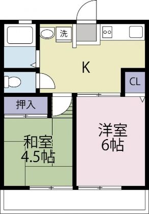 御殿場市二枚橋のアパートの間取り