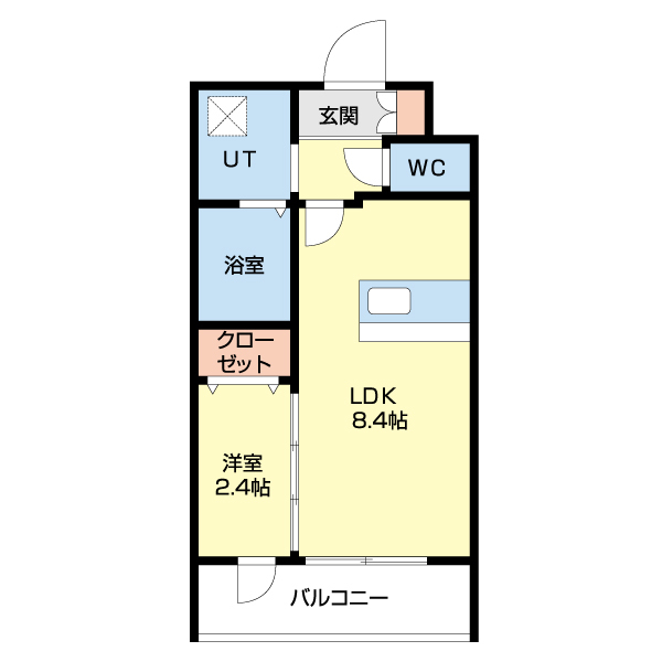 ＭＪＣ京都西大路Ｉの間取り