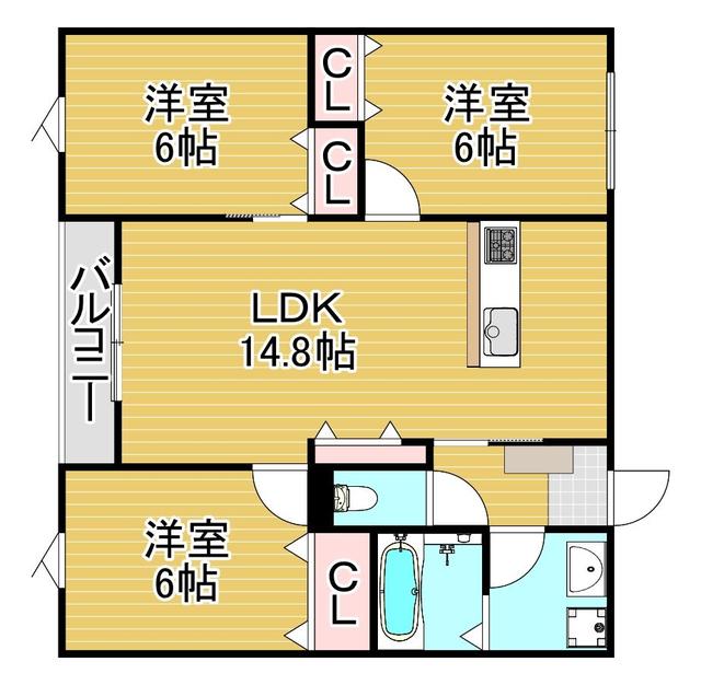 【Ｔａｏｒｍｉｎａ下府の間取り】