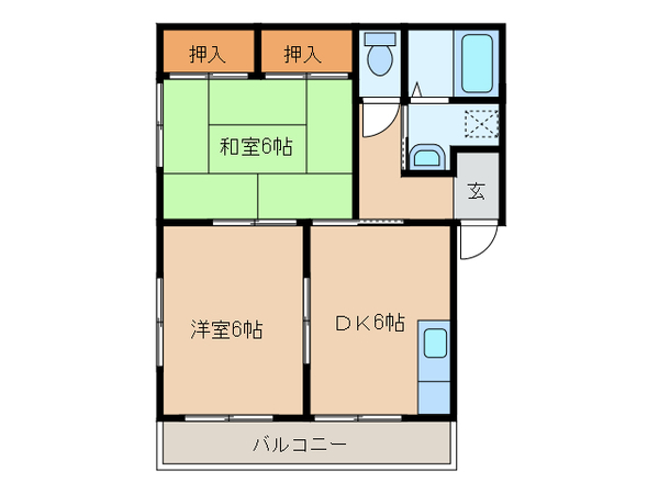 コーポユリの間取り