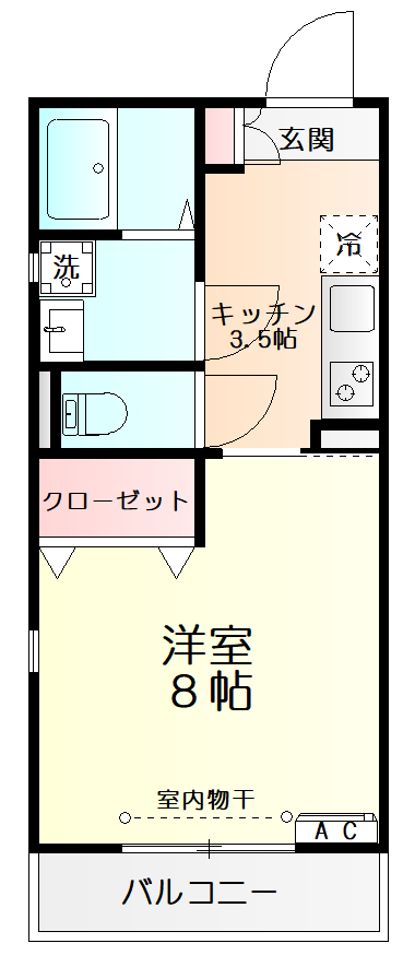 ルクールの間取り