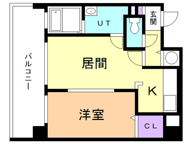 オタルベイサイドシティ７棟の間取り