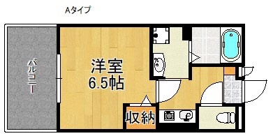 セジュール山添　B棟の間取り