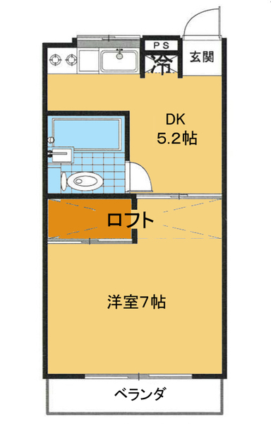 アーバンハウス７号館の間取り