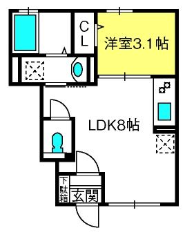 タウンセレッソの間取り