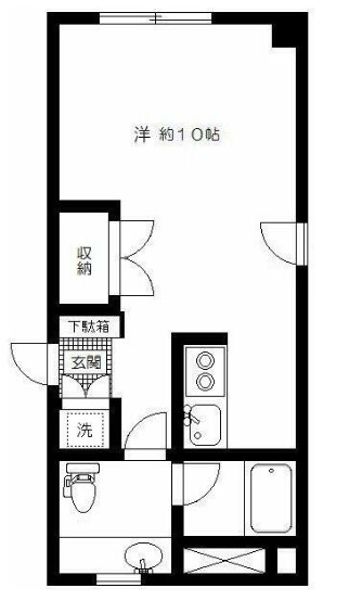 杉並区梅里のマンションの間取り