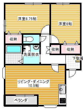 ヴィレッジ・みつ葉の間取り