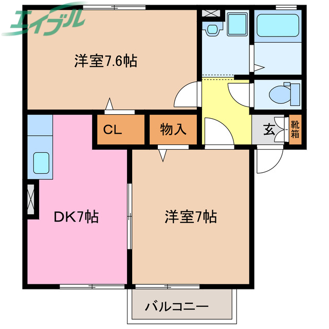 【コスモスハウス　Ａの間取り】