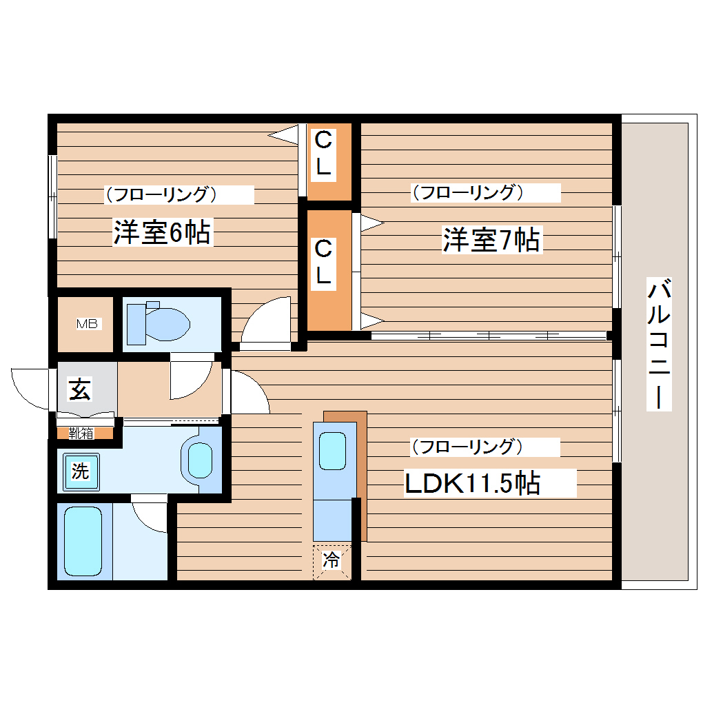 リビングステージ木町通の間取り