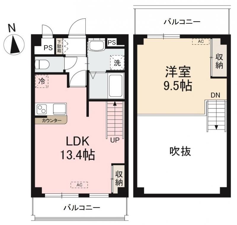 メルベーユ観光通の間取り