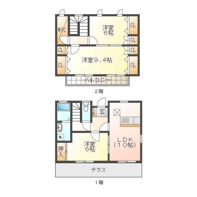 メゾンボヌールの間取り