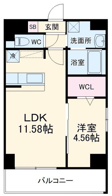 GRANDUKE代官町reversoの間取り