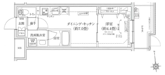 アイルグランデ中野ノースドゥーエの間取り