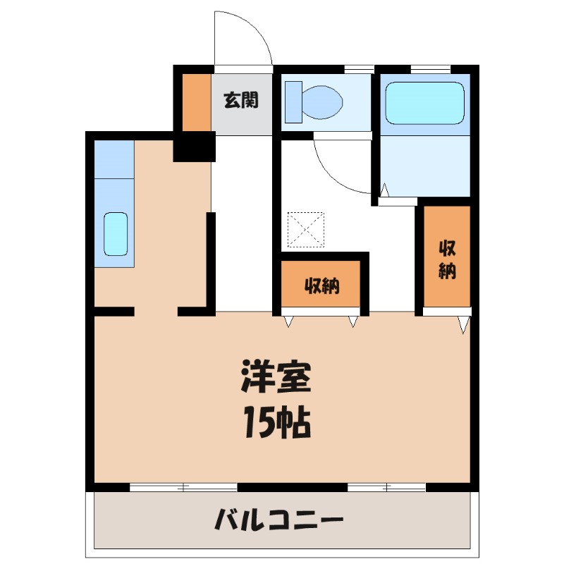 太田市飯田町のマンションの間取り