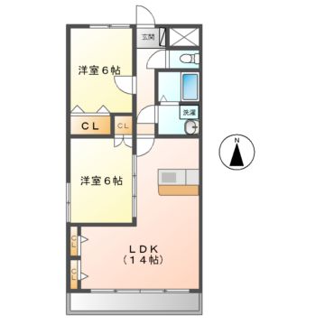 マイタウン松阪の間取り