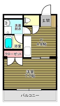 シャルムの間取り