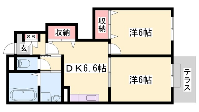 プラムガーデンハウスの間取り