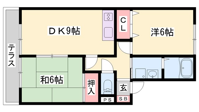 シャトーKANAHOの間取り