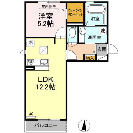 ラ ル チェの間取り