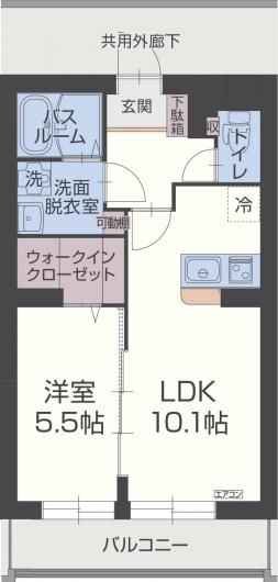 ラ・フォンテ大宮の間取り