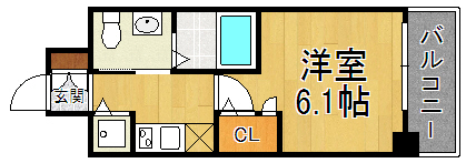 エスリード西宮北口第2の間取り