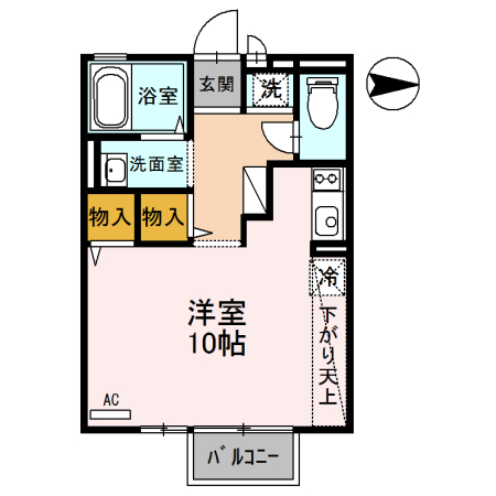 【ジュネスＳハイムの間取り】