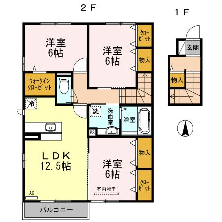 エミネンス・つばき　B棟の間取り