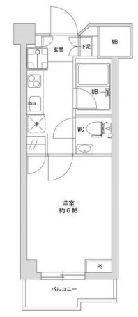 三越ゼームス坂マンションの間取り