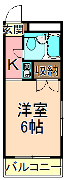 足立区梅田のマンションの間取り